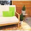JACK Outdoor Lounge Kissen 30x50cm Dekokissen inkl. Füllung Wasserfest Sitzkissen Garten Stuhl Lotus Effekt, Farbe:Grün