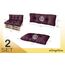 sunnypillow Palettenkissen für Palettenmöbel - 2er Set - Palettenauflage 120 x 80 für Palettensofa - Palettenpolster für Garten, Gesteppte Kissen für Europaletten - Sitzkissen & Rückenkissen Violett