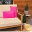 JACK Outdoor Lounge Kissen 30x50cm Dekokissen inkl. Füllung Wasserfest Sitzkissen Garten Stuhl Lotus Effekt, Farbe:Pink