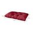 sunnypillow Palettenkissen für Gartenmöbel - Sitzkissen 120 x 80 cm - Palettenauflage für Palettensofa - Palettenpolster, Sitzpolster für Palettenmöbel - Gesteppte Gartenkissen - Kissen Rot