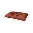 sunnypillow Palettenkissen für Gartenmöbel - Sitzkissen 120 x 80 cm - Palettenauflage für Palettensofa - Palettenpolster, Sitzpolster für Palettenmöbel - Gesteppte Gartenkissen - Kissen Orange