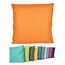 Coen Bakker Outdoor Lounge Kissen 45x45cm Dekokissen Inkl. Füllung Wasserfest Sitzkissen Garten Stuhl Lotus Effekt, Farbe:Orange