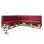 sunnypillow Palettenkissen Outdoor, UV-lichtecht, wasserdicht - 8er Set - Palettenauflage für Palettensofa für Haus und Garten - Palettenpolster für Palettenmöbel - Rückenkissen & Sitzkissen Rot