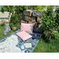 JACK Outdoor Lounge XL Kissen 40x60cm Dekokissen inkl. Füllung Wasserfest Sitzkissen Garten Stuhl Lotus Effekt, Farbe:Rosa
