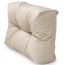 Spatium Palettenkissen Set abnehmbar Bezug wasserdicht gesteppt Palettenauflage Palettenpolster Palettensofa Palettenmöbel Beige Kurzes Rückenkissen 60x40x15