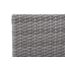 Mendler Poly-Rattan Sitzbank mit Tisch HWC-E24, Gartenbank Sitzgruppe Gartensofa, 132cm - grau, Kissen dunkelgrau