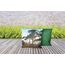 JACK Outdoor Lounge Kissen 45x45cm Motiv Dekokissen inkl. Füllung Wasserfest Sitzkissen Garten Stuhl, Farbe:Sonnenwald