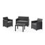 Keter 246148 - Garten-Set Emma, 4-Sitzer, Graphit