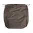 CLASSIC ACCESSORIES Ravenna Wasserabweisender Terrassen-Sitzkissen-Bezug und Schaumstoff, quadratisch, 63,5 x 63,5 x 12,7 cm, Dunkeltaupe