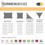 CelinaSun Sonnensegel inkl Befestigungsseile Premium HDPE wetterbeständig atmungsaktiv Rechteck 2 x 3 m Sand beige