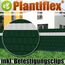 Plantiflex Sichtschutz Rolle 35m Blickdicht PVC Zaunfolie Windschutz für Doppelstabmatten Zaun (Grün)
