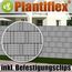 Plantiflex Sichtschutz Rolle 35m Blickdicht PVC Zaunfolie Windschutz für Doppelstabmatten Zaun (Rattan-Rustikal)