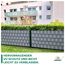 Sichtschutzstreifen Zaun 35 m x 19 cm inkl.20 Clips, Sichtschutz Zaunfolie PVC Sichtschutzstreifen Doppelstabmatten für Gartenzaun, Balkon/Diverse Farben