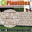 Plantiflex Sichtschutz Rolle 35m Blickdicht PVC Zaunfolie Windschutz für Doppelstabmatten Zaun (Stein-Terracotta)