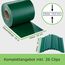 workingHOUSE PVC Sichtschutzstreifen 650g/m² Premium für Doppelstabmatten Zaun – 2er Spar-Set (70m Gesamtlänge), Grün RAL 6005 | Wind- & Blickschutz, wetterfest, inkl. Clips