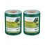 WORKINGHOUSE PVC Sichtschutzstreifen 450g/m² Standard für Doppelstabmatten Zaun – 2er Spar-Set (100m Gesamtlänge), Grün RAL 6005 | Wind- & Blickschutz, wetterfest, inkl. Clips