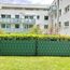Sichtschutzstreifen Zaun 50 m x 19 cm inkl.30 Clips, Sichtschutz Zaunfolie PVC Sichtschutzstreifen Doppelstabmatten für Gartenzaun, Balkon/Diverse Farben
