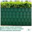 Sichtschutzstreifen Zaun 35 m x 19 cm inkl.20 Clips, Sichtschutz Zaunfolie PVC Sichtschutzstreifen Doppelstabmatten für Gartenzaun, Balkon/Diverse Farben