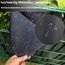 Sichtschutzstreifen Zaun 50 m x 19 cm inkl.30 Clips, Sichtschutz Zaunfolie PVC Sichtschutzstreifen Doppelstabmatten für Gartenzaun, Balkon/Diverse Farben