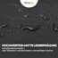 TerraUno Nachhaltige Sichtschutzstreifen für Doppelstabmatten, Polypropylen, Made in Germany, RAL 7016 Anthrazit, 1 Streifen, extra stabil, Lederoptik, Zaun Sichtschutz mit UV-Beständigkeit
