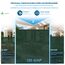 VOUNOT® Zaunblende 1.5×10m, Sichtschutz Zaun 150 g/m² HDPE Schattiernetz, Windschutz UV-resistent Reißfest, 85% Beschattungsgrad, mit Löcher und Kabelbinder, Grün