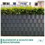 Sichtschutzstreifen Zaun 35 m x 19 cm inkl.20 Clips, Sichtschutz Zaunfolie PVC Sichtschutzstreifen Doppelstabmatten für Gartenzaun, Balkon/Diverse Farben