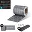 KESSER® PVC Sichtschutzstreifen Sichtschutz Rolle Doppelstabmatten Zaun Blickdicht 70m x 19 cm | 60 Befestigungsclips | Wetterfest Windschutz | Zaunfolie Sichtschutz Garten Gartenzaun Rattan-Grau