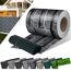 KESSER® PVC Sichtschutzstreifen Sichtschutz Rolle Doppelstabmatten Zaun Blickdicht 35m x 19 cm | 30 Befestigungsclips Wetterfest Windschutz | Zaunfolie Sichtschutz Garten Gartenzaun Schiefer - Anthra