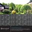 KESSER® PVC Sichtschutzstreifen Sichtschutz Rolle Doppelstabmatten Zaun Blickdicht 70m x 19 cm | 60 Befestigungsclips Wetterfest Windschutz | Zaunfolie Sichtschutz Garten Gartenzaun Schiefer - Anthra