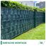 Sichtschutzstreifen Zaun 35 m x 19 cm inkl.20 Clips, Sichtschutz Zaunfolie PVC Sichtschutzstreifen Doppelstabmatten für Gartenzaun, Balkon/Diverse Farben-2PCS