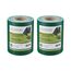 WORKINGHOUSE PVC Sichtschutzstreifen 450g/m² Standard für Doppelstabmatten Zaun – 2er Spar-Set (70m Gesamtlänge), Grün RAL 6005 | Wind- & Blickschutz, wetterfest, inkl. Clips