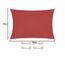 CelinaSun Sonnensegel inkl Befestigungsseile Premium HDPE wetterbeständig atmungsaktiv Rechteck 2 x 3 m terrakotta