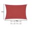 CelinaSun Sonnensegel inkl Befestigungsseile Premium HDPE wetterbeständig atmungsaktiv Rechteck 2,5 x 3,5 m terrakotta