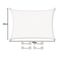 CelinaSun Sonnensegel inkl Befestigungsseile Premium HDPE wetterbeständig atmungsaktiv Rechteck 3 x 5 m weiß