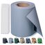 Zichaojia Sichtschutzstreifen Zaun 50 m x 19 cm inkl.30 Clips, PVC Sichtschutz Zaunfolie Sichtschutzstreifen Doppelstabmatten für Gartenzaun (50 m x 19 cm, Grau)