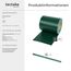 tectake® Sichtschutzfolie, Sichtschutzstreifen mit Befestigungsclips, Windschutz, Sonnenschutz, Sichtschutzmatte für Balkon, Garten, Terrasse, für Stabmattenzaun und Zaunelemente - 35 m, grün