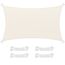 SONGMICS Sonnensegel 3 x 5 m, Sonnenschutz aus HDPE-Gewebe, luftdurchlässig, wasserdurchlässig, für Terrasse, Garten, Balkon, Camping, rechteckig, konkav, 2 m Seile, beige GSS35IVV1001
