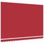 vidaXL Markisenersatzstoff Rot 430 x 295 cm Polyester, Balkon-Sichtschutz, modernes rechteckiges Sonnendach, strapazierfähiger UV-beständiger Stoff, wetterfester Unterstand