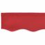 vidaXL Markisenersatzstoff Rot 380 x 295 cm Polyester, Balkon-Sichtschutz, modernes rechteckiges Sonnendach, strapazierfähiger UV-beständiger Stoff, wetterfester Unterstand