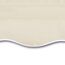 vidaXL Markisenstoff Sonnenschutz Markisentuch Creme 450×300 cm Segeltuch