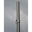 SchneckMetall Sonnensegelmast aus Edelstahl 3m Länge in verschiedenen Varianten (Querschnitt: 60x2mm, Ösen: Stufenlos verstellbar, Hülse: 50cm 90°)