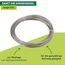 Windhager Edelstahlseil zur Montage und Spannen von Seilspannmarkisen und Sonnensegeln, 14m x 2mm, 10822, silber