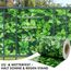 Sichtschutzstreifen PVC | Sichtschutzfolie Gartenzaun oder Balkon | inkl. 20 Befestigungsclips | für Einzel- und Doppelstabmatten geeignet | 19 cm x 35 m | einfarbig oder mit Motiv| Buchsbaum-Optik