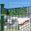 Sichtschutzstreifen PVC | Sichtschutzfolie Gartenzaun oder Balkon | inkl. 20 Befestigungsclips | für Einzel- und Doppelstabmatten geeignet | 19 cm x 35 m | einfarbig oder mit Motiv| Buchsbaum-Optik