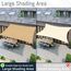 SUNLAX Sonnensegel, 1,8 m x 3,4 m, Sand, gerade, rechteckig, für Außenbereich, Terrasse, Pergola, Abdeckung, Sonnensegel, UV-blockierende Canovas-Abdeckungen