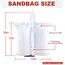 ABCCANOPY Pop up Gazebo Weight Bags Industrial Grade Heavy Duty Sand Bags for Gazebo,Patio Umbrella, Outdoor Furniture (4 Pack)