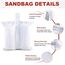 ABCCANOPY Pop up Gazebo Weight Bags Industrial Grade Heavy Duty Sand Bags for Gazebo,Patio Umbrella, Outdoor Furniture (4 Pack)