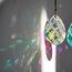 HDCRYSTALGIFTS Kristall-Sonnenfänger-Prismen, Anhänger für Fenster, Hängedekoration, 7,6 cm, AB-farbige Kristall-Sonnenfänger, Regenbogen-Maker, Lichtfänger für Zuhause, Innenbereich, Garten