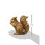 Design Toscano Woodland Eichhörnchen Chomper und Scamper Gartenstatuen, Polyresin, vollfarbe, 18 cm, 2er Set