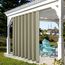BONZER Wasserdichte Outdoor-Vorhänge für Terrasse, Veranda, Pergola, dick, Privatsphäre, extra breite Ösen, Innenvorhänge für Schlafzimmer, Wohnzimmer, 1 Stück, 387 x 274 cm, Taupe